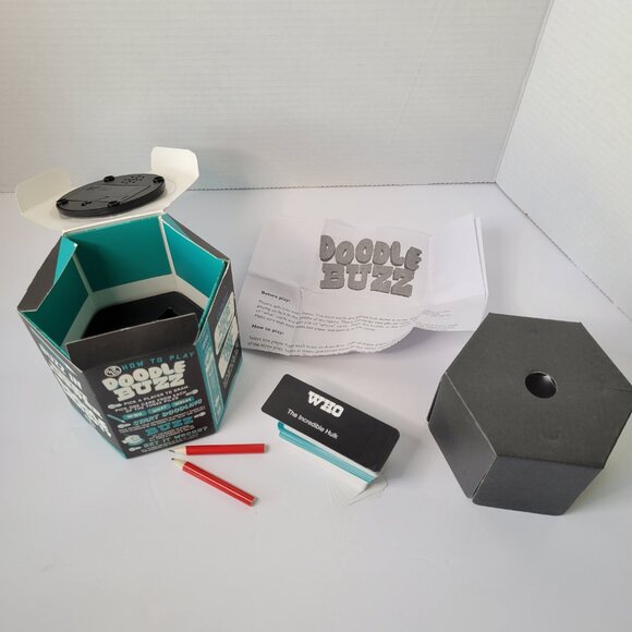 Professor Puzzle Doodle Buzz Drawing Game Buzzer Battle EUC Complete Game - Picture 5 of 6